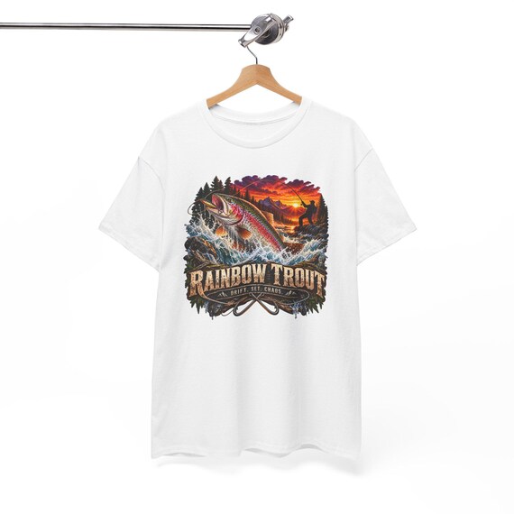 Rainbow Trout Drift Set Chaos Tee river trout fishing shirt additional view 2