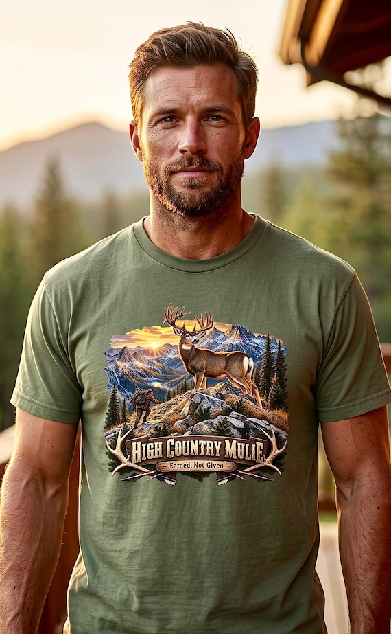 High Country Mulie Tee mule deer hunter backcountry additional view 2