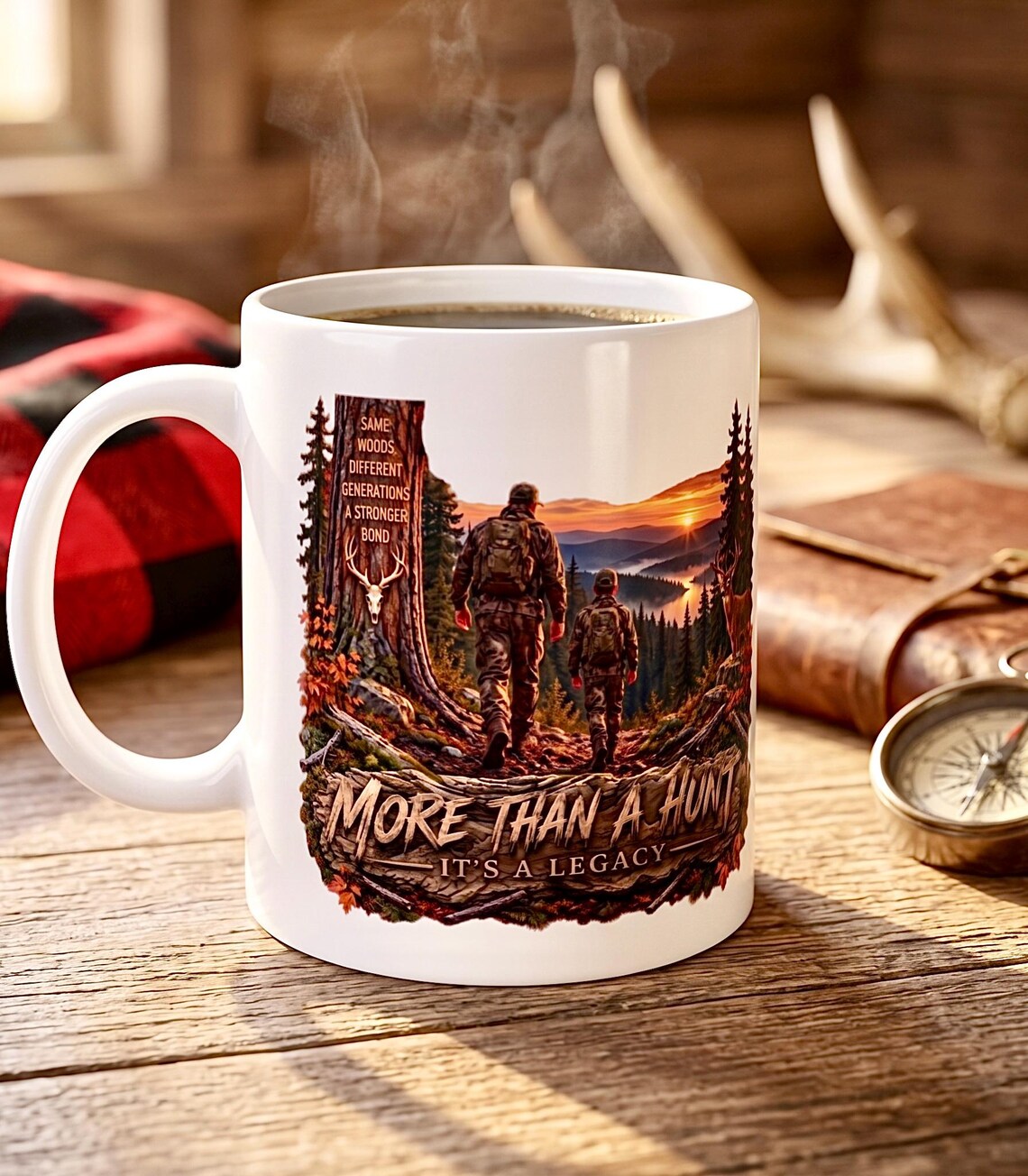 More Than A Hunt Legacy Mug father son hunting product photo
