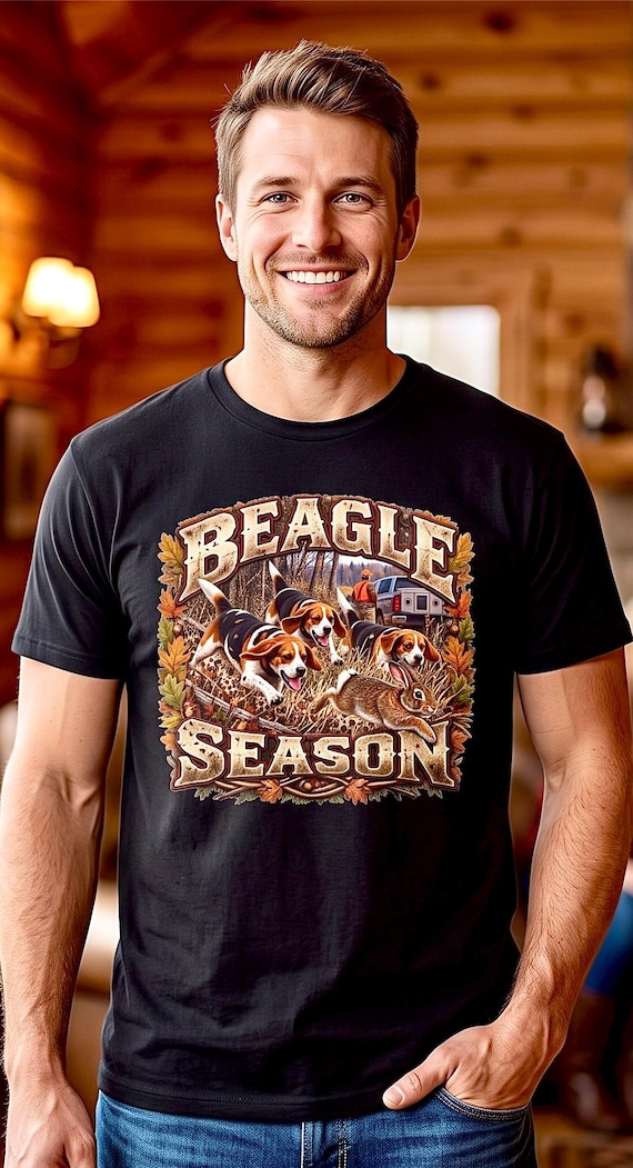 Beagle Season Shirt rabbit hunter beagle dog additional view 2