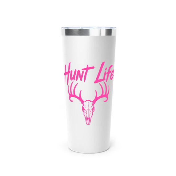 Whitetail Hunt Life Tumbler, Insulated Stainless Steel Travel Mug additional view 2