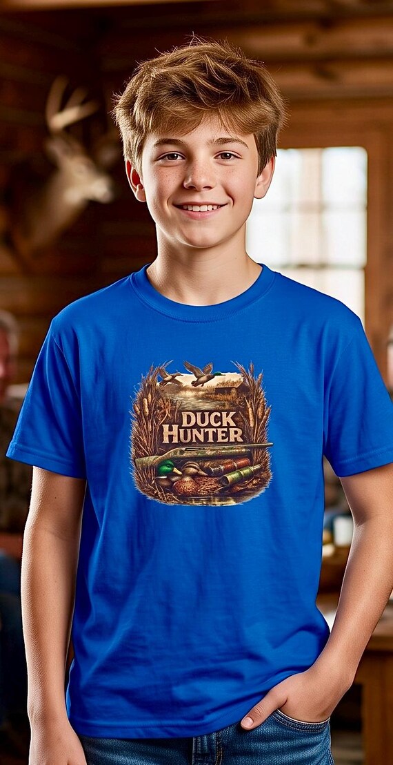 Duck Hunter Youth Shirt mallard waterfowl additional view 2