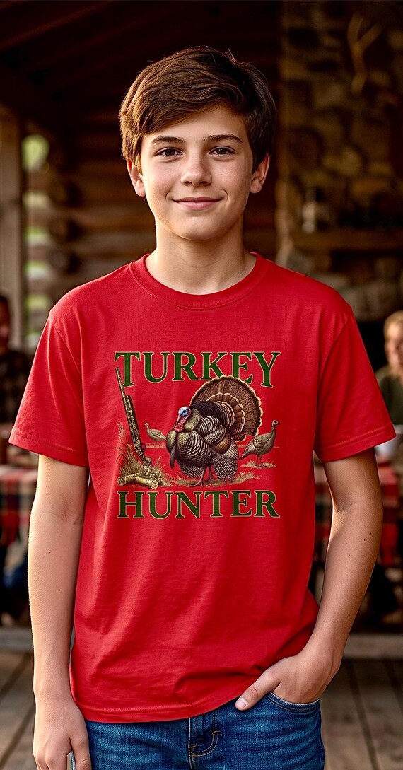 Turkey Hunter Youth Shirt spring gobbler additional view 8