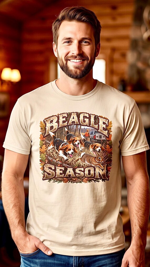 Beagle Season Shirt rabbit hunter beagle dog additional view 4