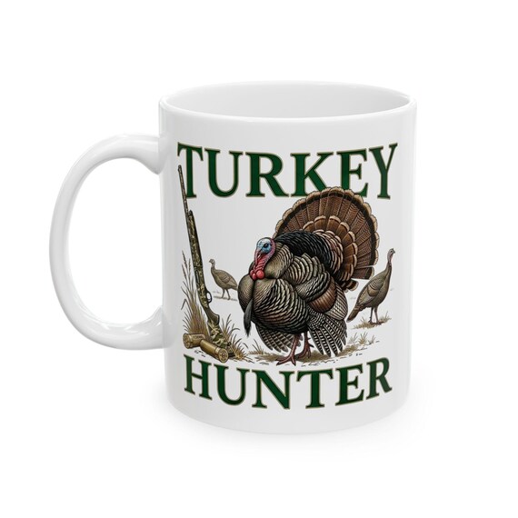 Turkey Hunter Mug, Wild Turkey Hunting Coffee Cup additional view 5