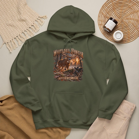 Whitetail Deer Hunter Earned At First Light Hoodie additional view 5