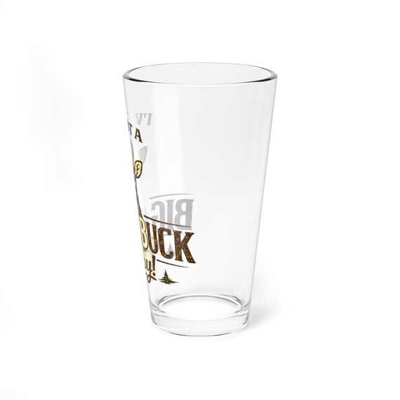 Funny Spike - Ive Got a Big Buck Baby Mixing Glass, 16oz additional view 6