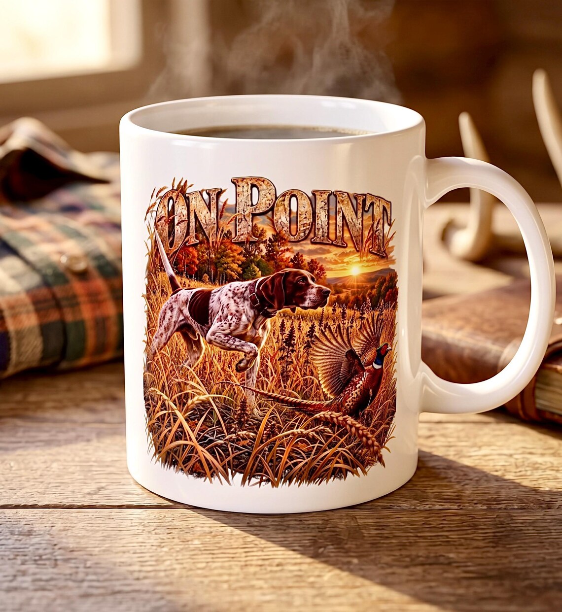 On Point Pheasant Hunting Mug product photo