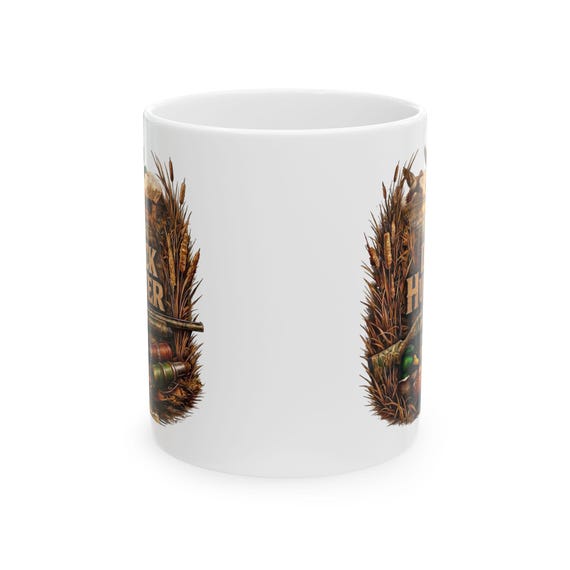Mallard Duck Hunter Mug, Waterfowl Hunting Coffee Cup additional view 9