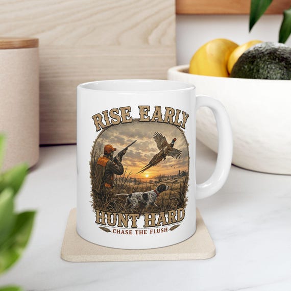 Rise Early Hunt Hard Mug additional view 3