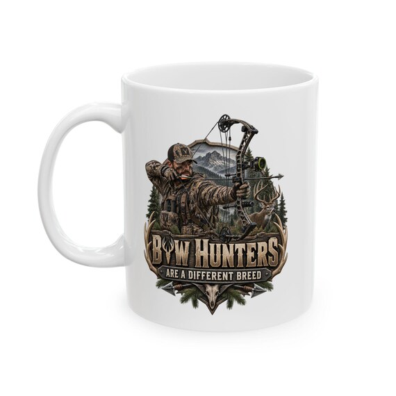 Bow Hunters Are A Different Breed Whitetail Deer Hunter Mug additional view 5
