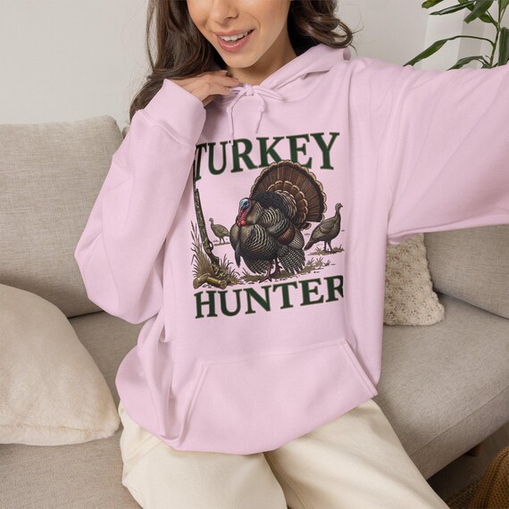 Turkey Hunter Hoodie, Wild Turkey Hunting Sweatshirt additional view 8