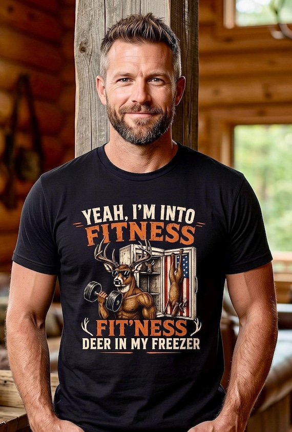 Whitetail Fitness Deer In My Freezer Shirt, Funny Deer Hunting Tee product photo