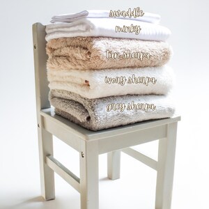 Fir Tree Personalized Blanket, Name Woodland Forest Nursery Set, Crib Sheet Changing Pad Cover, New Mom Baby Shower Gift image 6