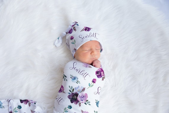rose swaddle set