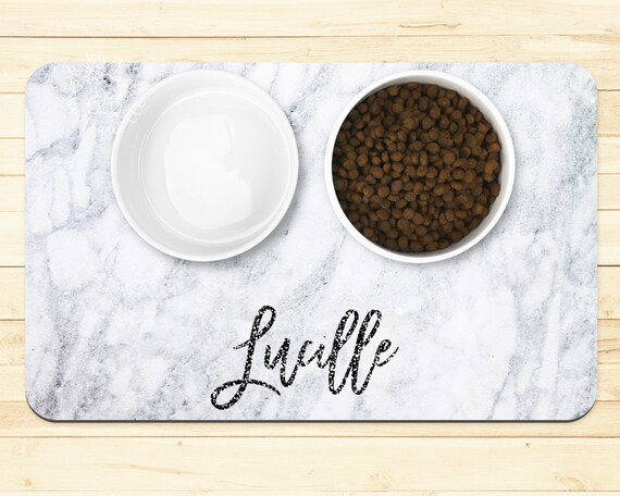 Personalized Pet Placemat Custom Dog Bowl Mat New Puppy Etsy