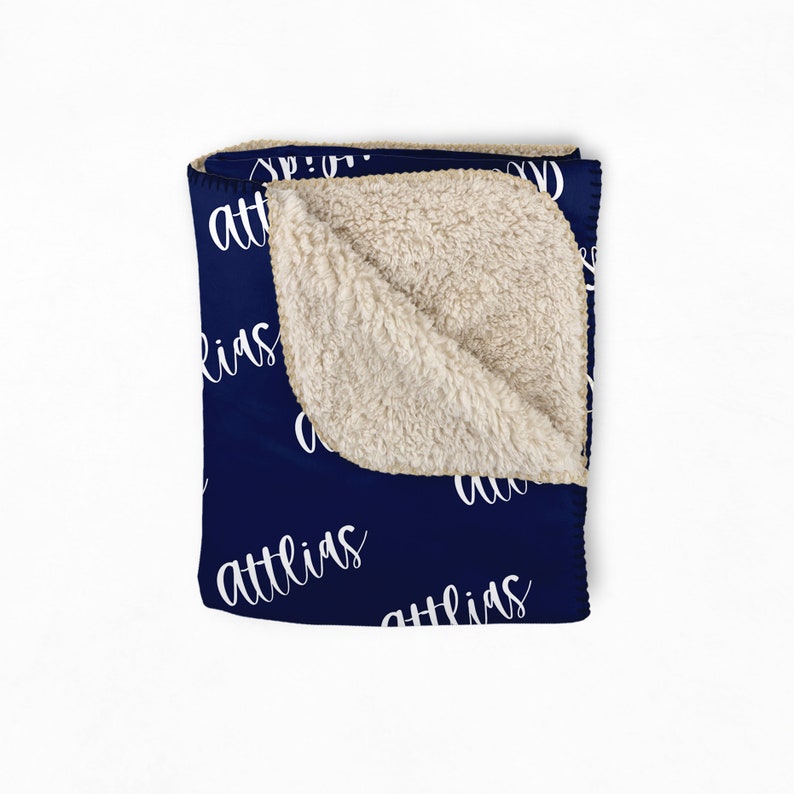 Baby Name Blanket / Boy Blanket With Name / Personalized Baby Etsy