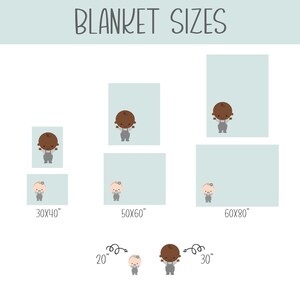 Plush Sherpa Backed Name Blanket, Gift for Toddler or Big Kid Blanket Personalized, Choose Your Colors Font, Matching Sibling Blankets Cozy image 9