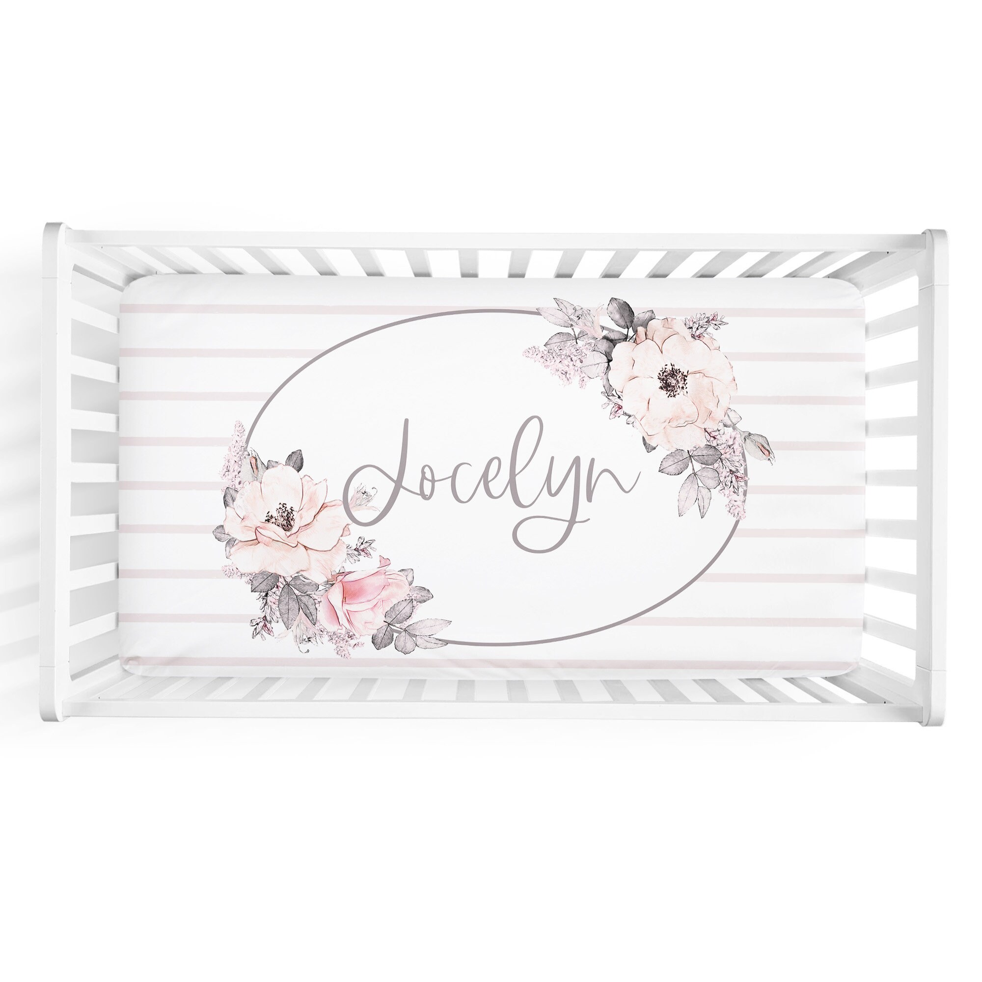 Baby Bedding Pastel Floral Sheet Peony Nursery Soft Pink Peony Changing Pad Cover Mini Crib Sheet Option Penny Collection Etsy Canada