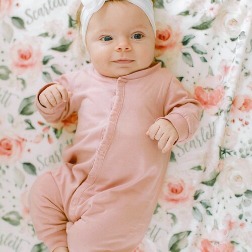 Blush Sunflower Baby Crib Sheet Changing Pad Cover Crib Etsy