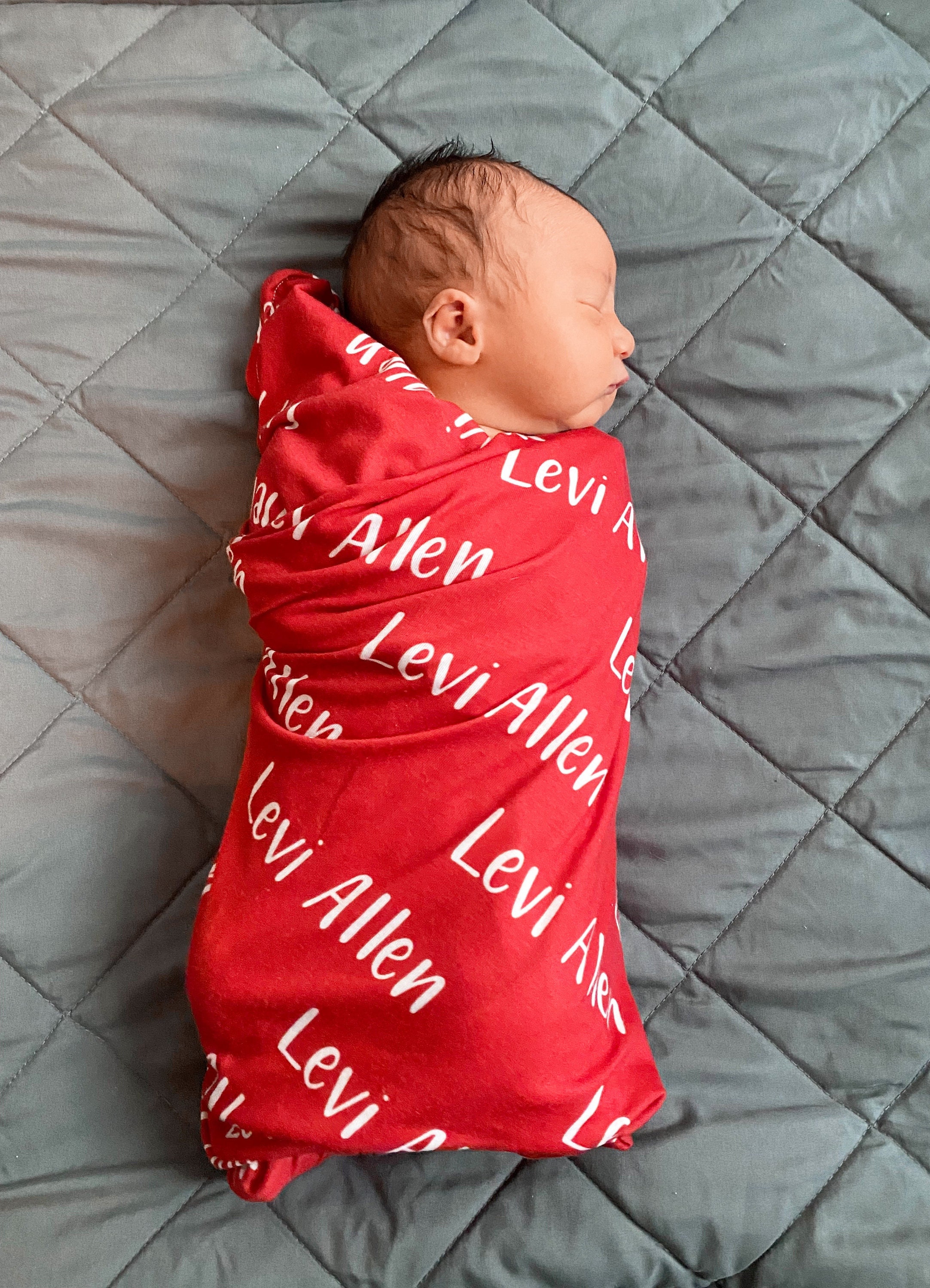 Red swaddle blanket hotsell