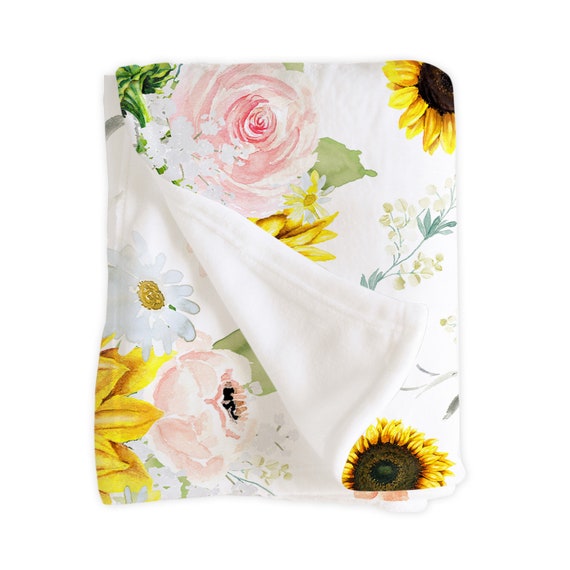 sunflower cot sheet