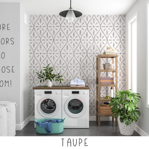 Laundry Wallpaper Peel and Stick Laundry Room Wallpaper - Etsy