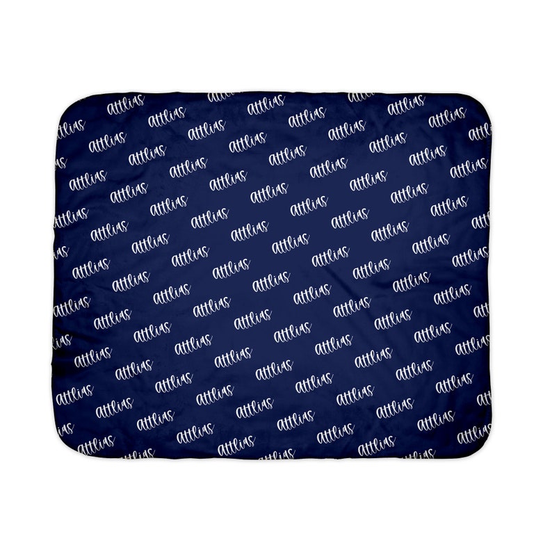 Baby Name Blanket / Boy Blanket With Name / Personalized Baby Etsy