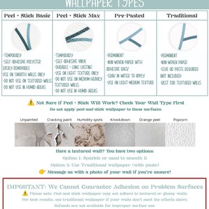 Aqua Linen Pattern Wallpaper, Traditional or Peel and Stick Removable, Home Decor, Versatile, Accent Wall, Neutral bild 8