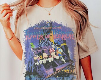 Vintage Mickeys The Twilight Zone Tower Of Schrecken Shirts, Disney Halloween Shirts, Retro Mickeys Halloween Shirts, Halloween Party Shirts