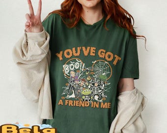 Vintage Toy Story Halloween Shirt, Toy Story Characters Group Shirt, Funny Skeleton, Disney Halloween Shirt, You Got A Friend In Me Shirt