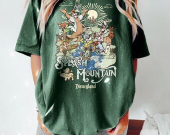 Retro Disneyland Splash Mountain Shirt, Vintage Splash Mountain