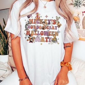 Vintage Mickey Not Scary Halloween Party Shirt, Halloween Family Shirt, Disney Trip Shirt, Disney Halloween Shirt, Disney Vacation Shirt