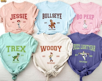 Disney Toy Story Characters Shirt, Birthday Toy Story Shirt, Disney Family Trip Shirt, Toy Story Family Shirt, Disney Toy Story Group Shirt