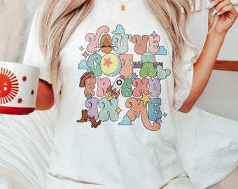 Vintage Sie haben einen Freund in mir Shirts, Toy Story Shirt, Magic Kingdom Shirt, Disney Gruppe Shirt, Disney Urlaub 2025 Shirt, Disney Shirt