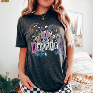 Camiseta vintage de Halloween de la Mansión Encantada, camiseta de Halloween de Mickey y sus amigos, camiseta de viaje familiar de Disney, camiseta de viaje de Disney, camiseta de grupo de Disney
