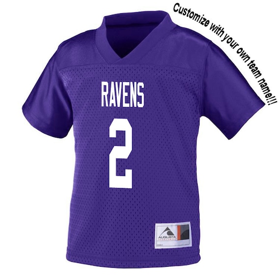 Customized PURPLE Football Jersey in 2t/3t or 4t TODDLER Sizes Etsy