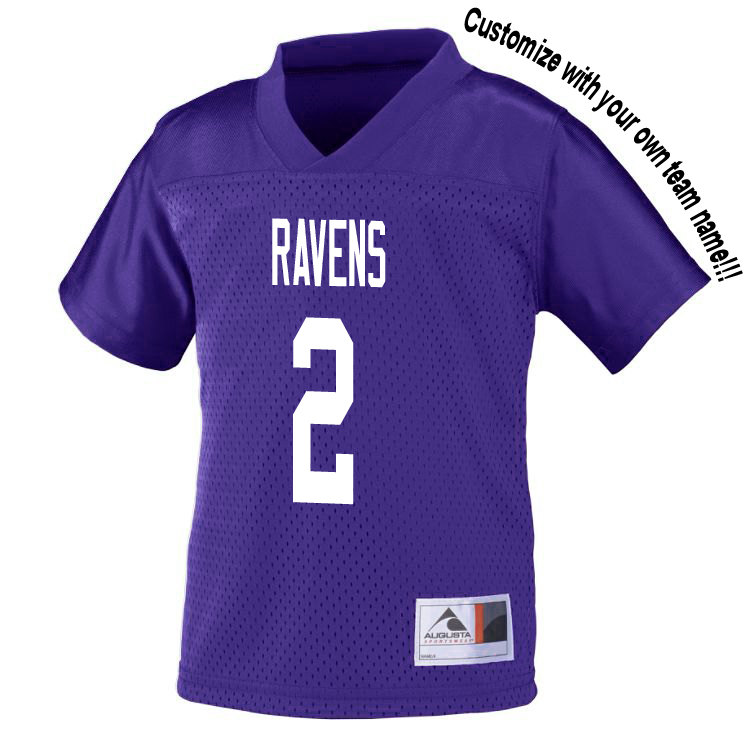 Customized PURPLE Football Jersey in 2t/3t or 4t TODDLER Sizes | Etsy