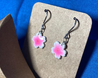 Cherry Blossom Drop Earrings