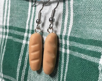 Baguette Drop Earrings