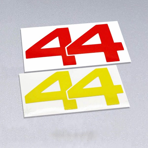 Ferrari Racing Number Stickers Ferrari Badge - Etsy UK