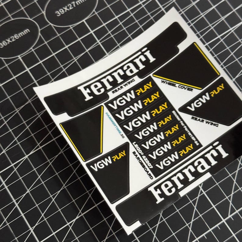 Ferrari SF-24 Sticker Decal for LEGO 42207 (pre-hp Livery) - Etsy