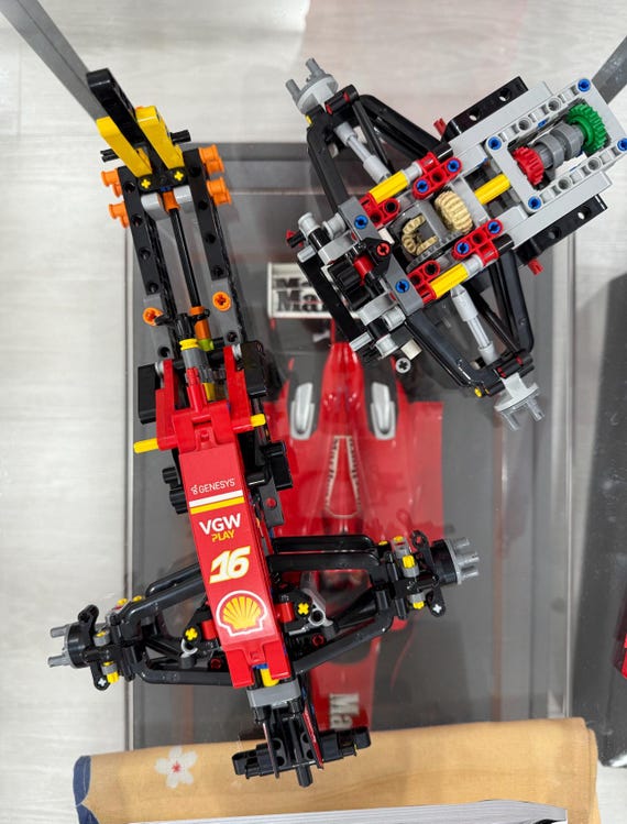 LEGO 42207用フェラーリSF-24ステッカーデカール（HP以前のカラー