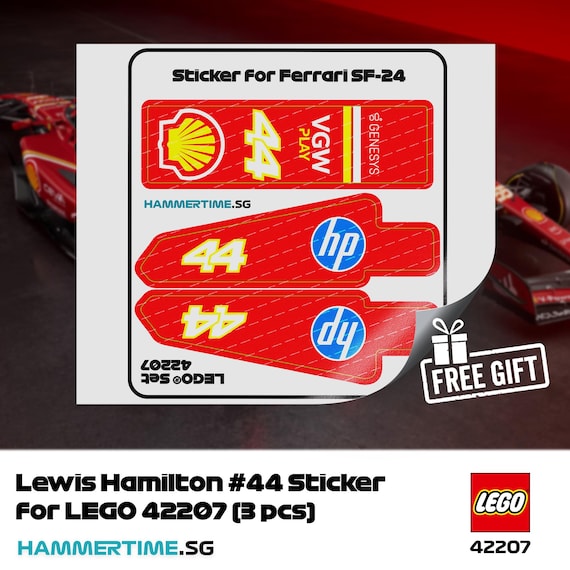 スクーデリア・フェラーリ F1 SF-24 ステッカー デカール レゴ 42207用