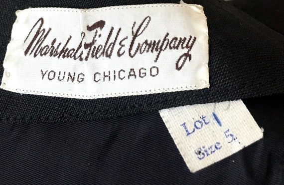 1960s Marshall Field's Young Chicago Black Wiggle… - image 6