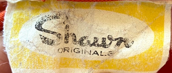 1970s Shawn Originals burnt orange & cream stripe… - image 7