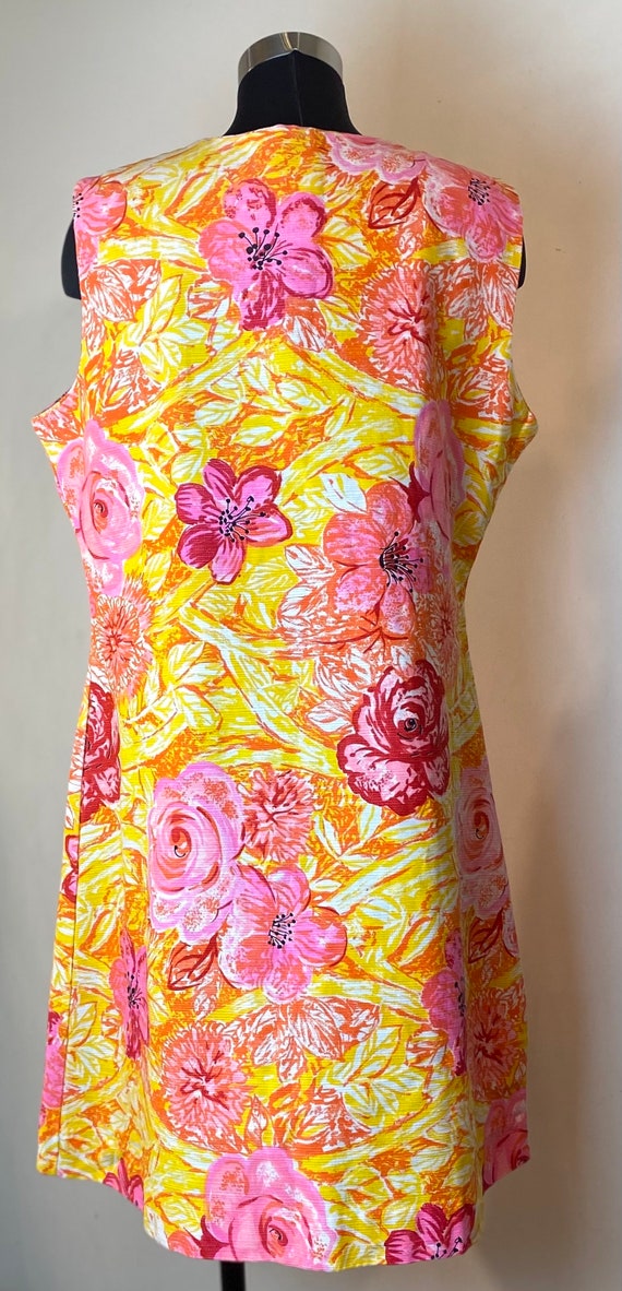1960’s Shaker Square by Bill Sims plus size yello… - image 2