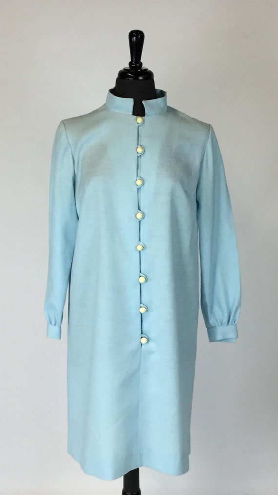 ice blue shift dress Linen Shift Dress BREEZE