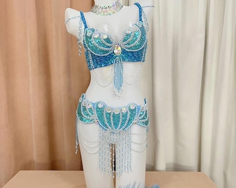 New belly dance costume set BRA+belt+NECKLACE 3piece/ set purple,white, hot pink,TRQ