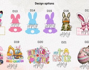 Bolsa de Pascua personalizada: Bolsa de lona con nombre personalizado